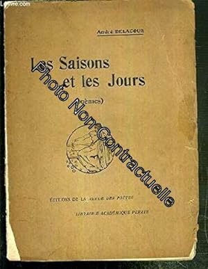 Bild des Verkufers fr LES SAISONS ET LES JOURS (POEMES) zum Verkauf von Dmons et Merveilles