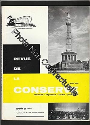 Seller image for La revue de la conserve : viandes lgumes fruits poissons [No 4 de juillet 1961] for sale by Dmons et Merveilles