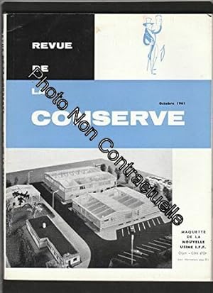 Seller image for La revue de la conserve : viandes lgumes fruits poissons [No 6 octobre 1961] for sale by Dmons et Merveilles