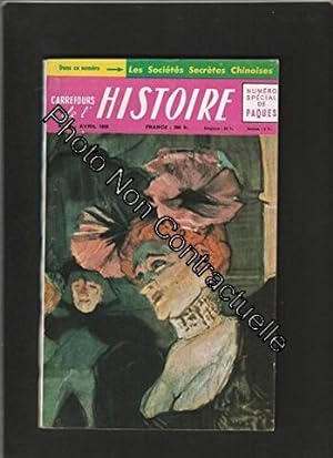 Bild des Verkufers fr AUX CARREFOURS DE L'HISTOIRE [No 20] avril 1959 : Les socits secrtes Chinoises / Numro spcial de paques zum Verkauf von Dmons et Merveilles