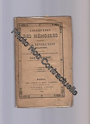 Collection des mémoires relatifs à la Révolution d'Angleterre accompagnée de notices et d'éclairc...