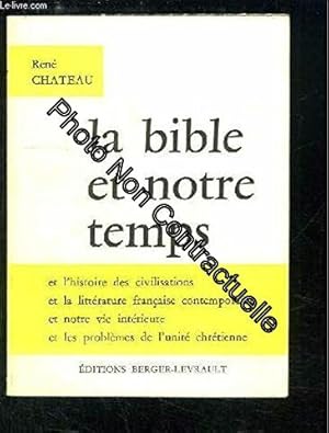 Imagen del vendedor de La bible et notre temps a la venta por Dmons et Merveilles