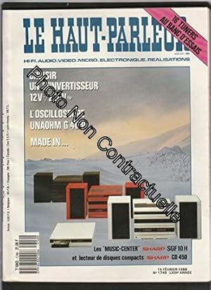 Seller image for Revue LE HAUT-PARLEUR [No 1749 de fvrier 1988] for sale by Dmons et Merveilles