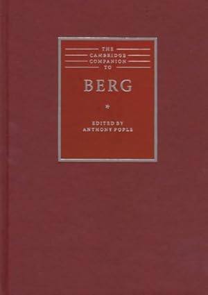 Immagine del venditore per Cambridge Companion to Berg venduto da GreatBookPricesUK