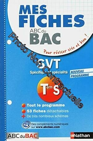 Image du vendeur pour MES FICHES ABC BAC SVT TERM S SPECIFIQUE ET SPECIALITE mis en vente par Dmons et Merveilles