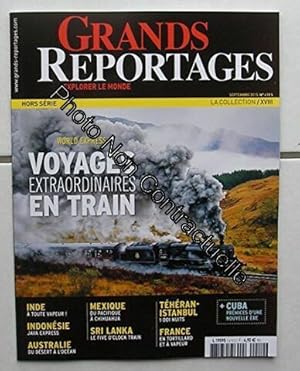 Seller image for Grands Reportages N410 Sept 2015. Voyages extraordinaires en train for sale by Dmons et Merveilles