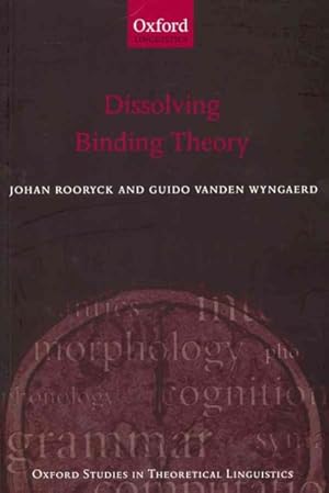 Imagen del vendedor de Dissolving Binding Theory a la venta por GreatBookPricesUK