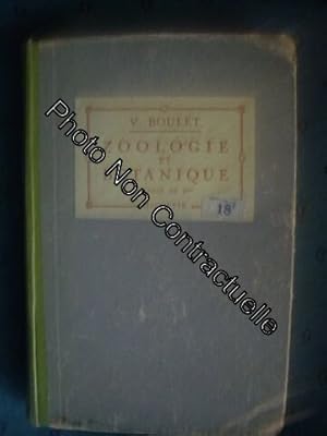 Bild des Verkufers fr Zoologie et botanique. Classe de cinquime. 1924. Cartonnage de l'diteur. 296 pages. (Manuel scolaire secondaire Biologie Sciences-Naturelles Zoologie Botanique) zum Verkauf von Dmons et Merveilles