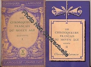 Seller image for Les Chroniqueurs Franais Du Moyen ge - Extraits - Tome I & Tome II for sale by Dmons et Merveilles
