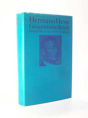 Image du vendeur pour Hermann Hesse. Gesammelte Briefe. Zweiter Band 1922 -1935. mis en vente par Adalbert Gregor Schmidt