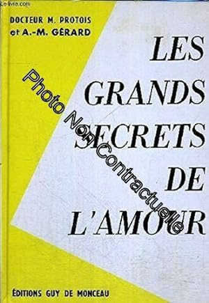 Seller image for Les grands secrets de l'amour for sale by Dmons et Merveilles