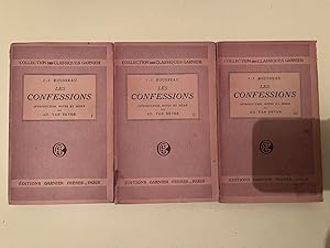 Rousseau: Les confessions Tome 1 2 et 3 - 3 Tomes