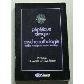 Seller image for Gntique clinique et psychopathologie : Hrdit psychique et hrdit biologique (Biologie et psychologie) for sale by Dmons et Merveilles