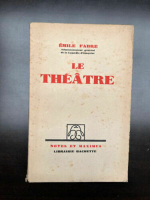 Seller image for Le thtre Notes et maximes hachette for sale by Dmons et Merveilles