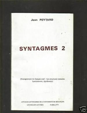 Immagine del venditore per Jeans Peytard Syntagmes 2 i Belle Lettere venduto da Dmons et Merveilles