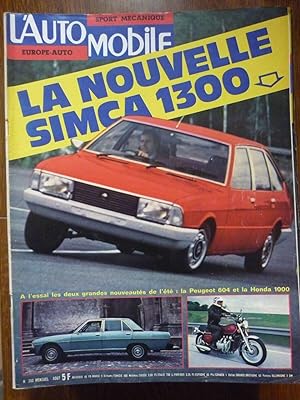 n350 La nouvelle Simca 1300 mensuel Août 1975