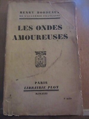 Imagen del vendedor de Les ondes amoureuses a la venta por Dmons et Merveilles