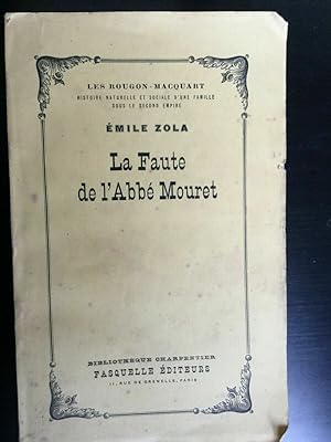 Seller image for La Faute de L'Abb mouret for sale by Dmons et Merveilles