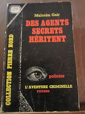 Immagine del venditore per Des agents secrets hritent Collection Pierre Nord n137 venduto da Dmons et Merveilles