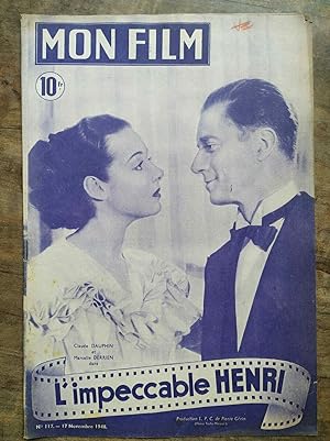 Mon Film n117 L'impeccable henri 17 Novembre 1948