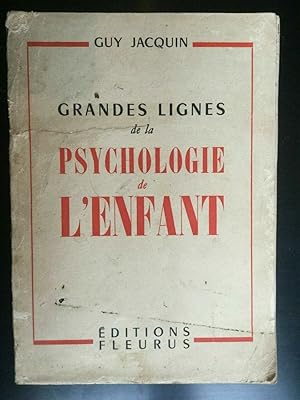 Imagen del vendedor de Grandes Lignes de la psychologie a la venta por Dmons et Merveilles