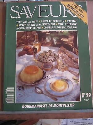 Saveurs n29 Gourmandises de montpellier Avril 1993