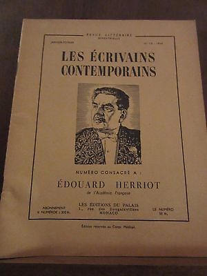 Seller image for Les crivains Contemporains Numro 10 for sale by Dmons et Merveilles