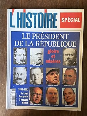 L'Histoire N258 Le président de la république