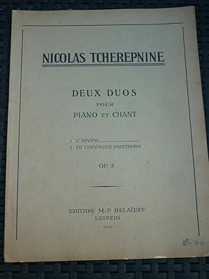 Deux duos pour piano et chant