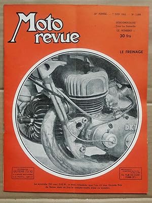 Moto Revue n 1088 Le freinage 7 Juin 1952