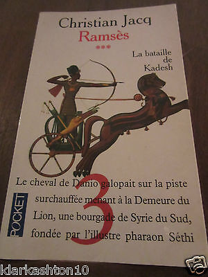Seller image for Ramss la bataille de kadesh for sale by Dmons et Merveilles