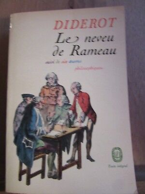 Seller image for diderot Le neveu de Rameau suivi de six ?uvres philosophiques Livre de Poche for sale by Dmons et Merveilles