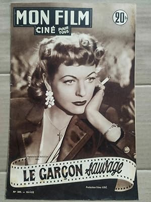 Mon Film n 282 Le garçon sauvage 16 1 1952