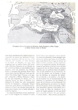 Seller image for LAMINA 28073: Mapa del imperio Otomano a la muerte de Soleiman for sale by EL BOLETIN