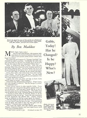 Bild des Verkufers fr LAMINA 34539: Clark Gable en Ohio zum Verkauf von EL BOLETIN