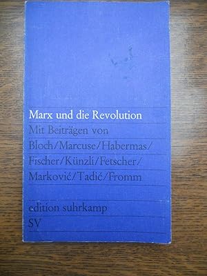 Bild des Verkufers fr Gnther busch Marx und die revolution zum Verkauf von Dmons et Merveilles