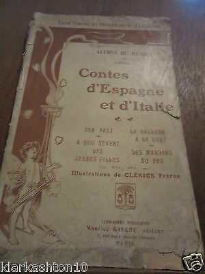Alfred de musset contes d'Espage et d'Italie Librairie Bauche