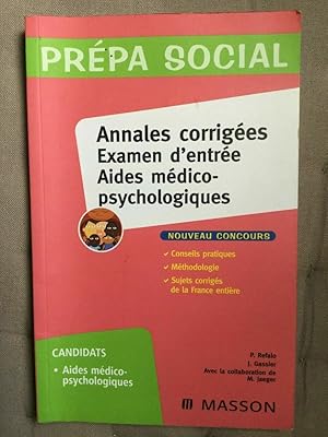 Image du vendeur pour refalo gassier jaeder Annales corriges examen mis en vente par Dmons et Merveilles