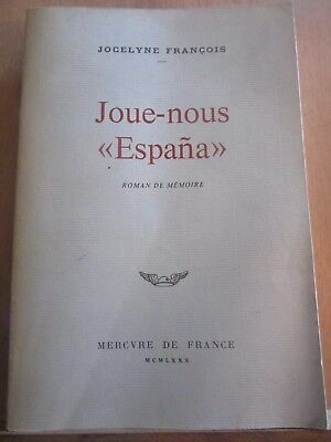 Seller image for joue nous espaa Mercure de france for sale by Dmons et Merveilles