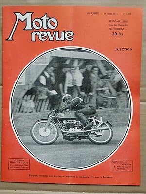 Moto Revue n 1089 injection 14 Juin 1952