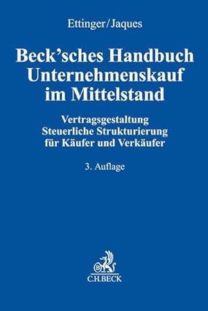 Seller image for Beck'sches Handbuch Unternehmenskauf im Mittelstand for sale by buchlando-buchankauf