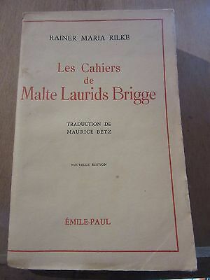 Immagine del venditore per Les Cahiers de Malte Laurids brigge emile paul venduto da Dmons et Merveilles