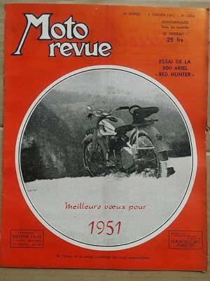 Moto Revue n 1014 Essai de la 500 Ariel Red hunter 6 Janvier 1951