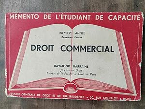 Seller image for Mmento de l'tudiant de capacit Droit commercial for sale by Dmons et Merveilles