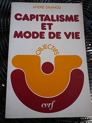 Imagen del vendedor de Capitalisme et mode de vie objectifs a la venta por Dmons et Merveilles