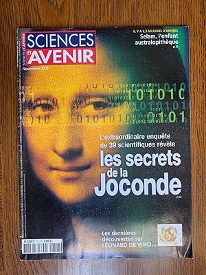 Imagen del vendedor de Sciences et avenir Novembre 2006 a la venta por Dmons et Merveilles