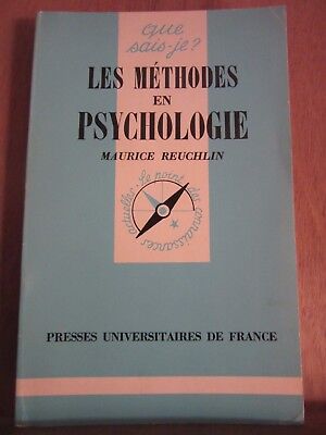 Seller image for Les Mthodes en psychologie Que sais je n1359 for sale by Dmons et Merveilles