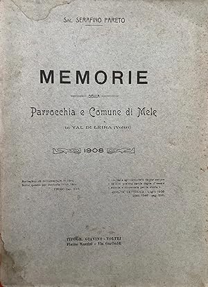 Memorie della Parrocchia e del Comune di Mele in Val di Leira Voltri