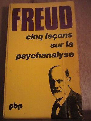 Image du vendeur pour freud Cinq leons sur la psychanalyse n84 mis en vente par Dmons et Merveilles