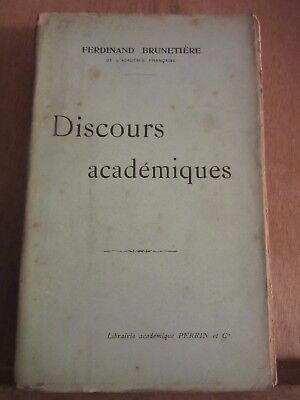 Seller image for Discours acadmiques for sale by Dmons et Merveilles